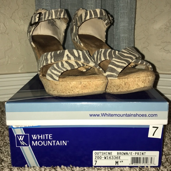 Zebra print wedges - Picture 2 of 4